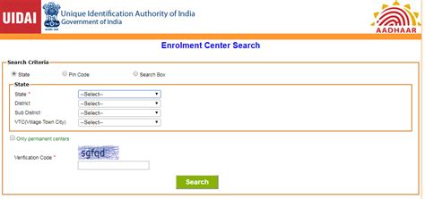 aadhar smart card center|list of Aadhaar enrollment center.